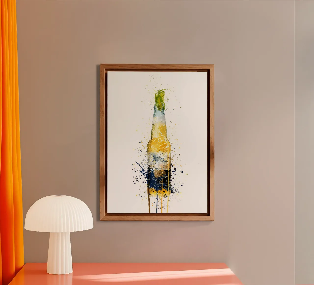 Muro di Corona alluminio dibond da Coffee shop