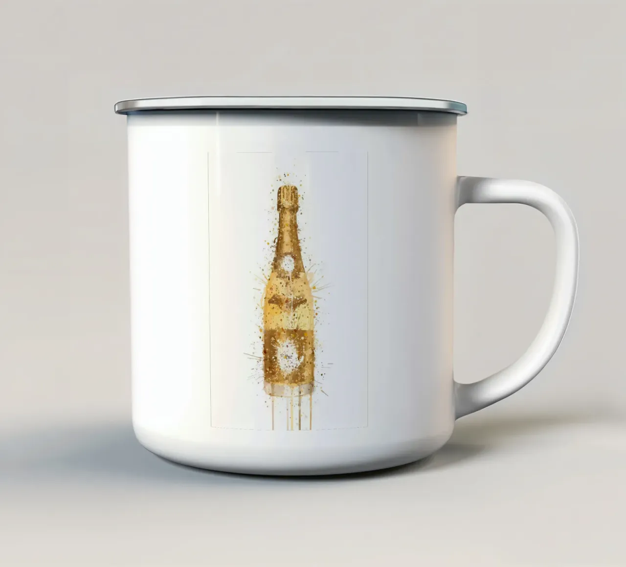 Champagne Cristal tazza in smalto da Coffee shop