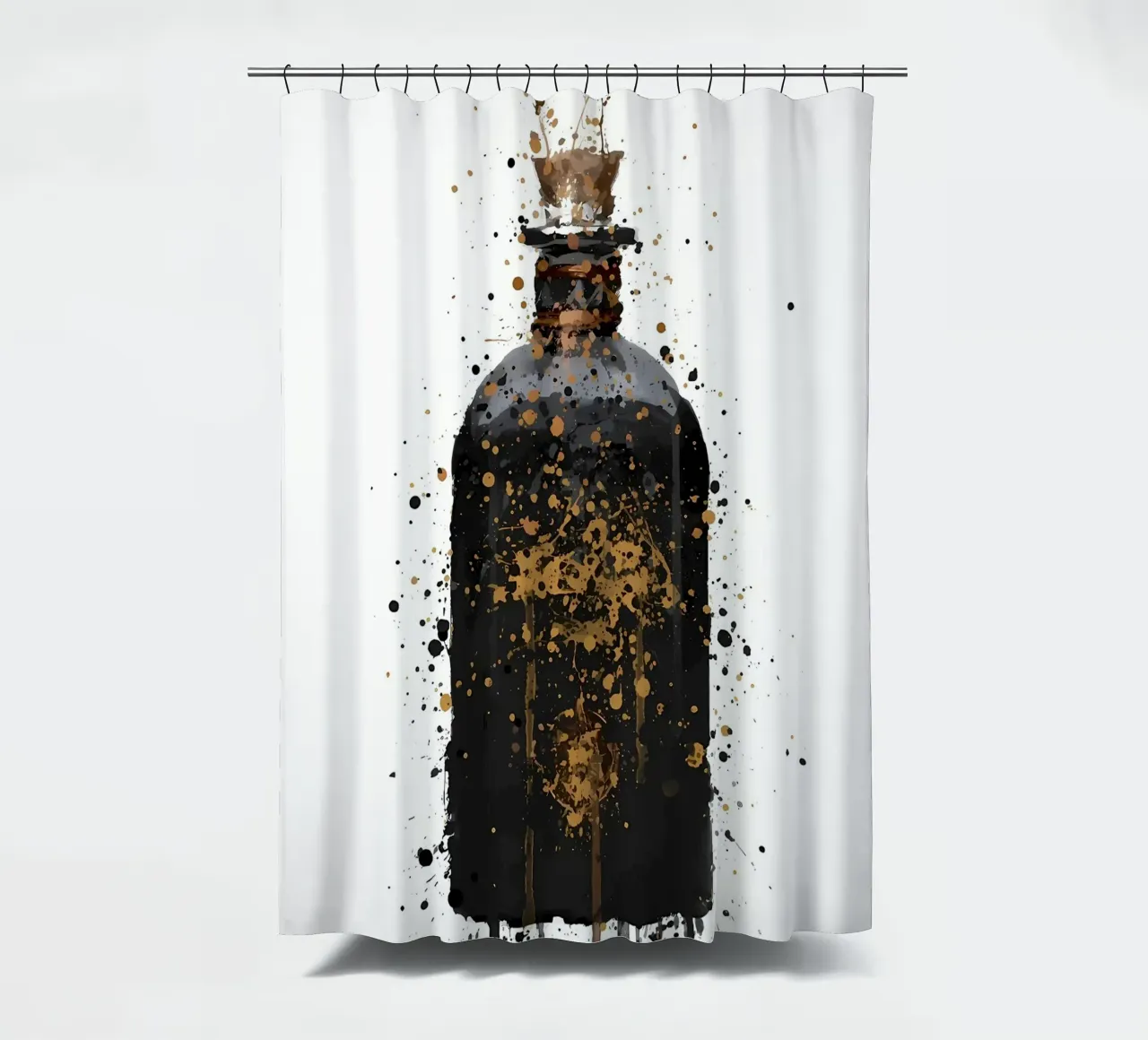 Gin Alchemy shower curtain by Coffee shop