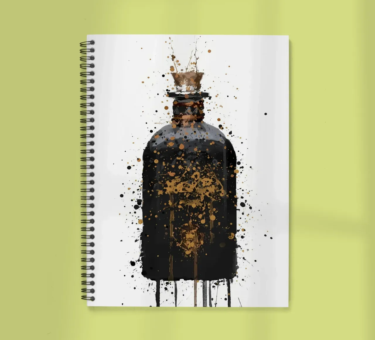 Gin Alchemy spiral notebook by Coffee shop
