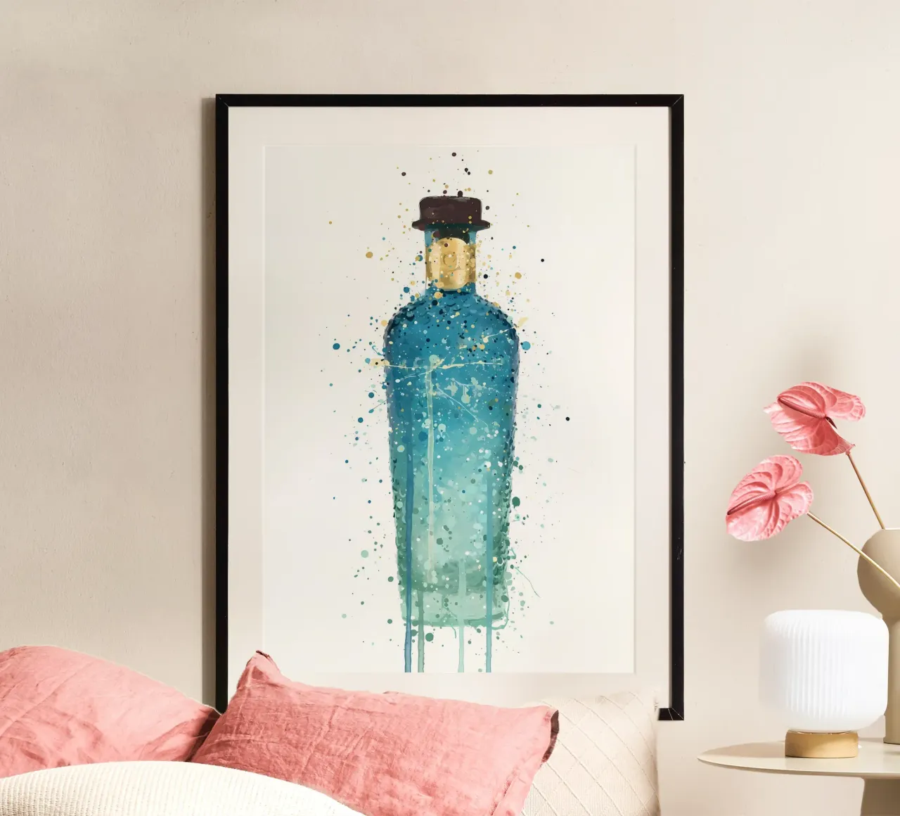 Gin Atlantis carta hahnemühle da Coffee shop