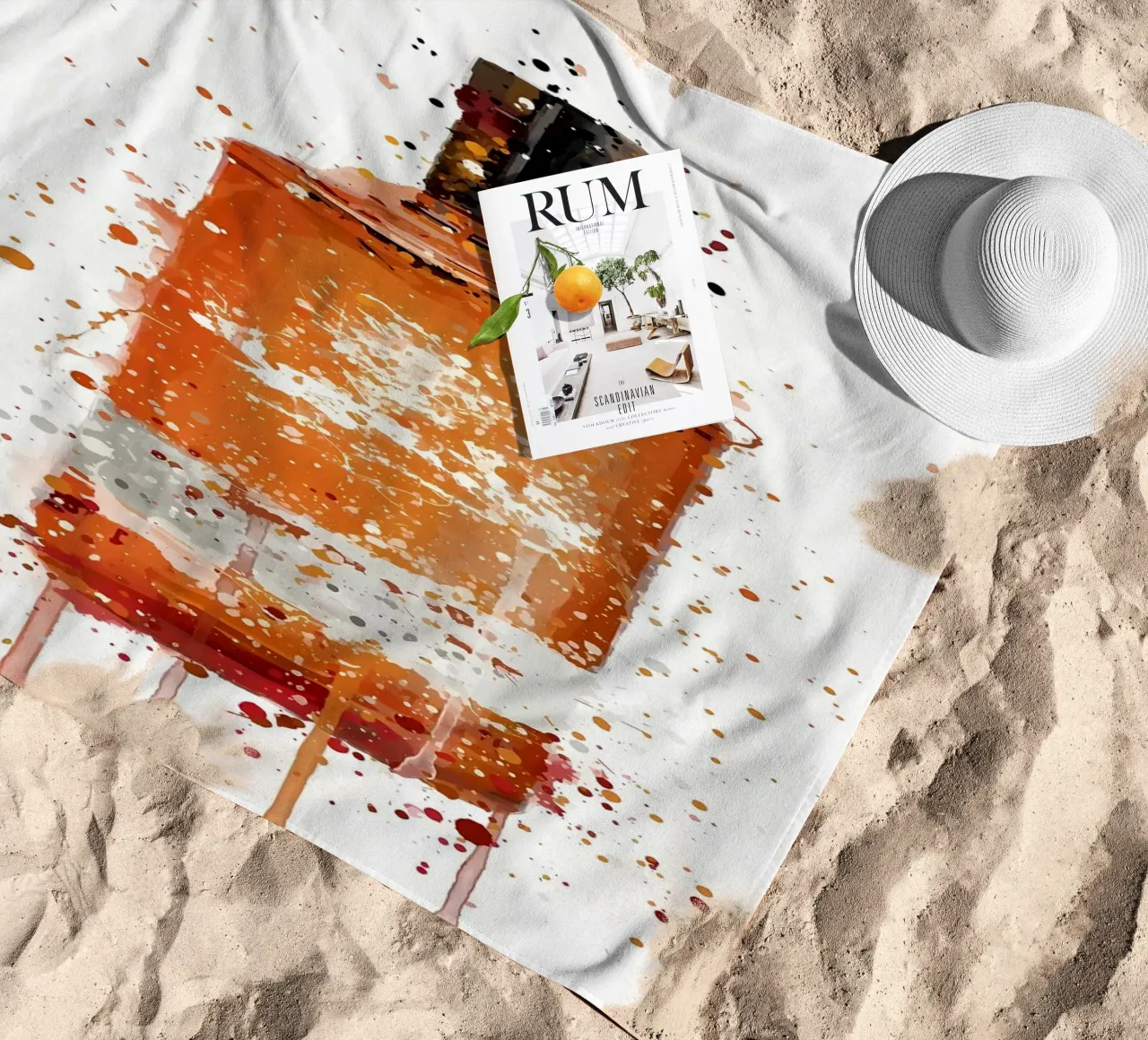Gin Arancia rossa telo mare da Coffee shop