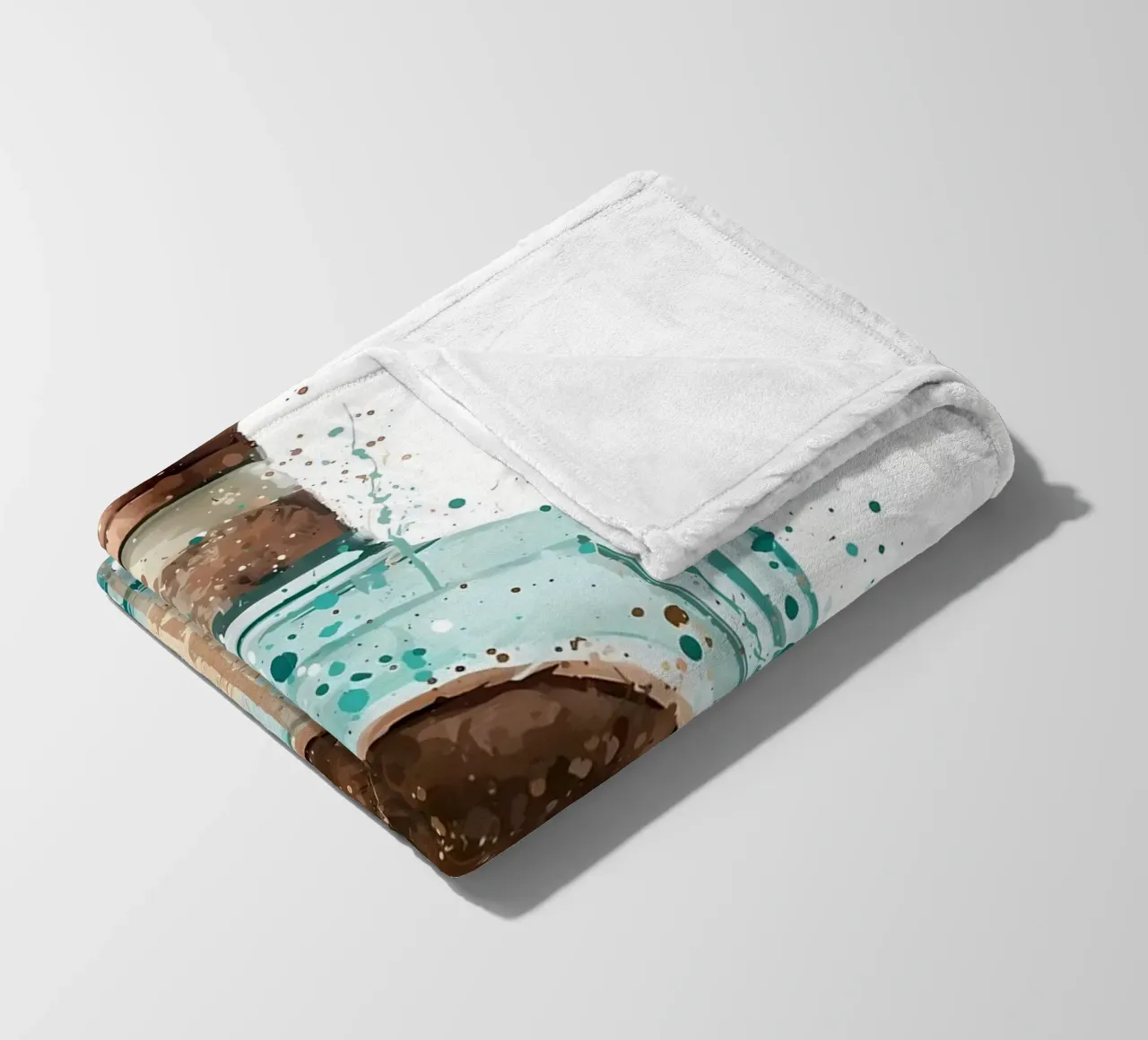 Gin Blue Lake fleece blanket by Coffee shop