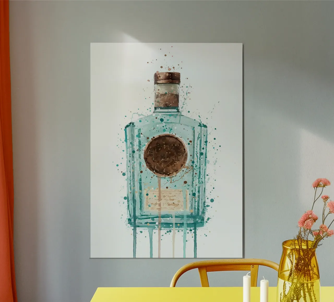 Gin Blauw Meer hahnemühle van Coffee shop
