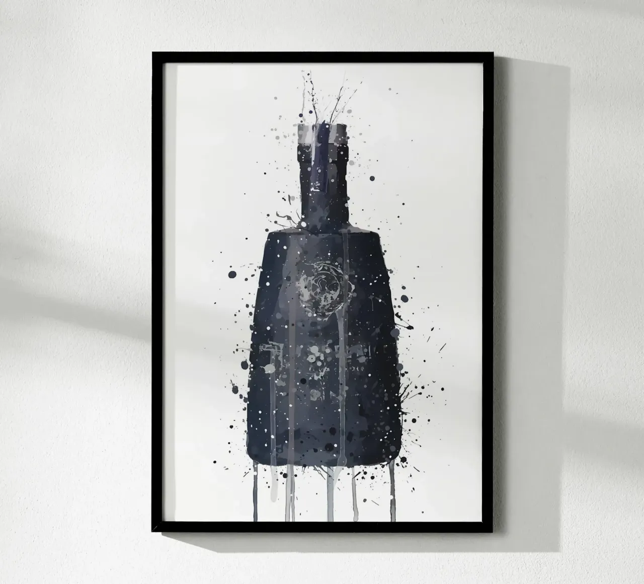 Gin Dunkel Granit Poster von Coffee shop