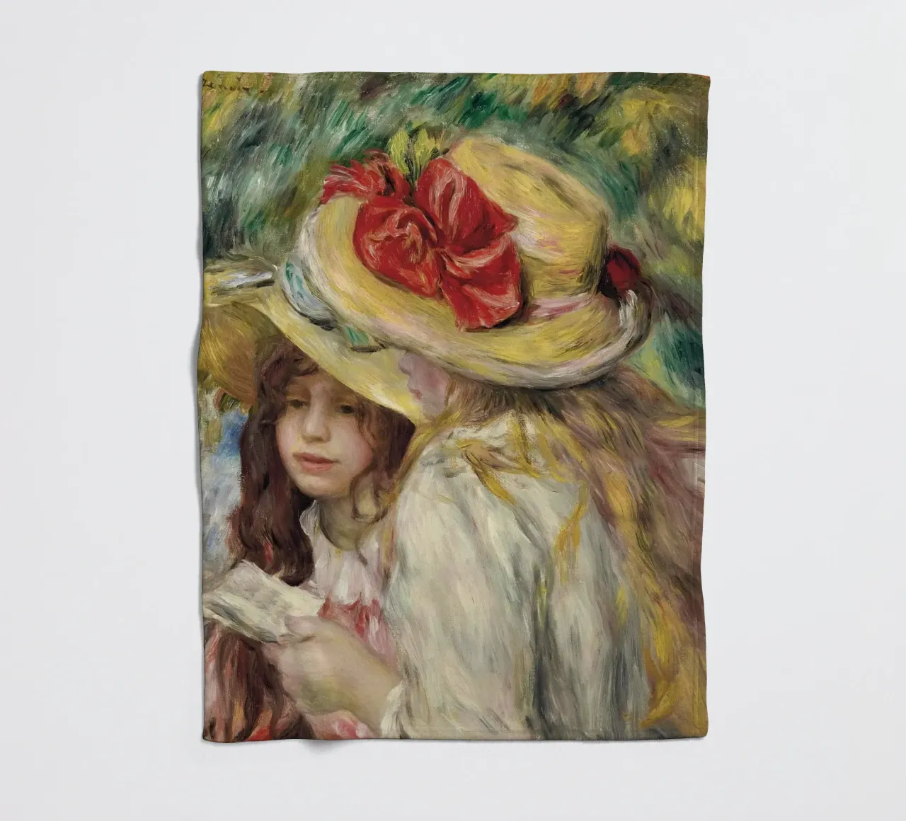 Pierre-Auguste Renoir - Le due sorelle coperta in pile da Timeless Artworks