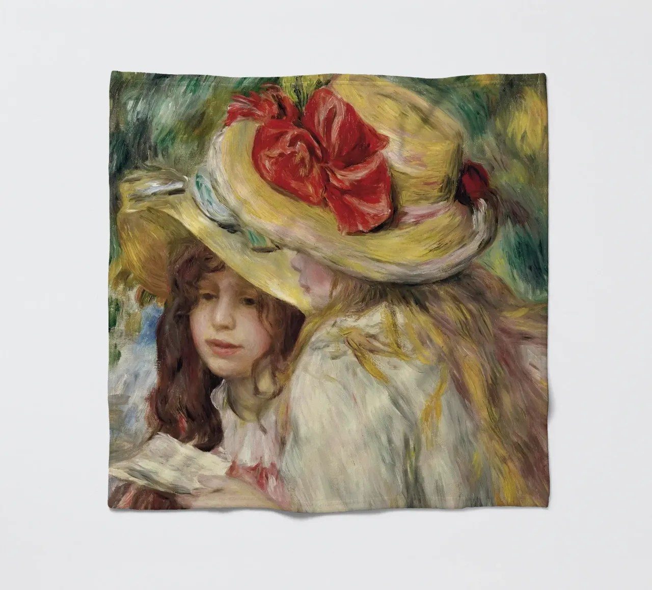 Pierre-Auguste Renoir - Le due sorelle coperta in pile da Timeless Artworks