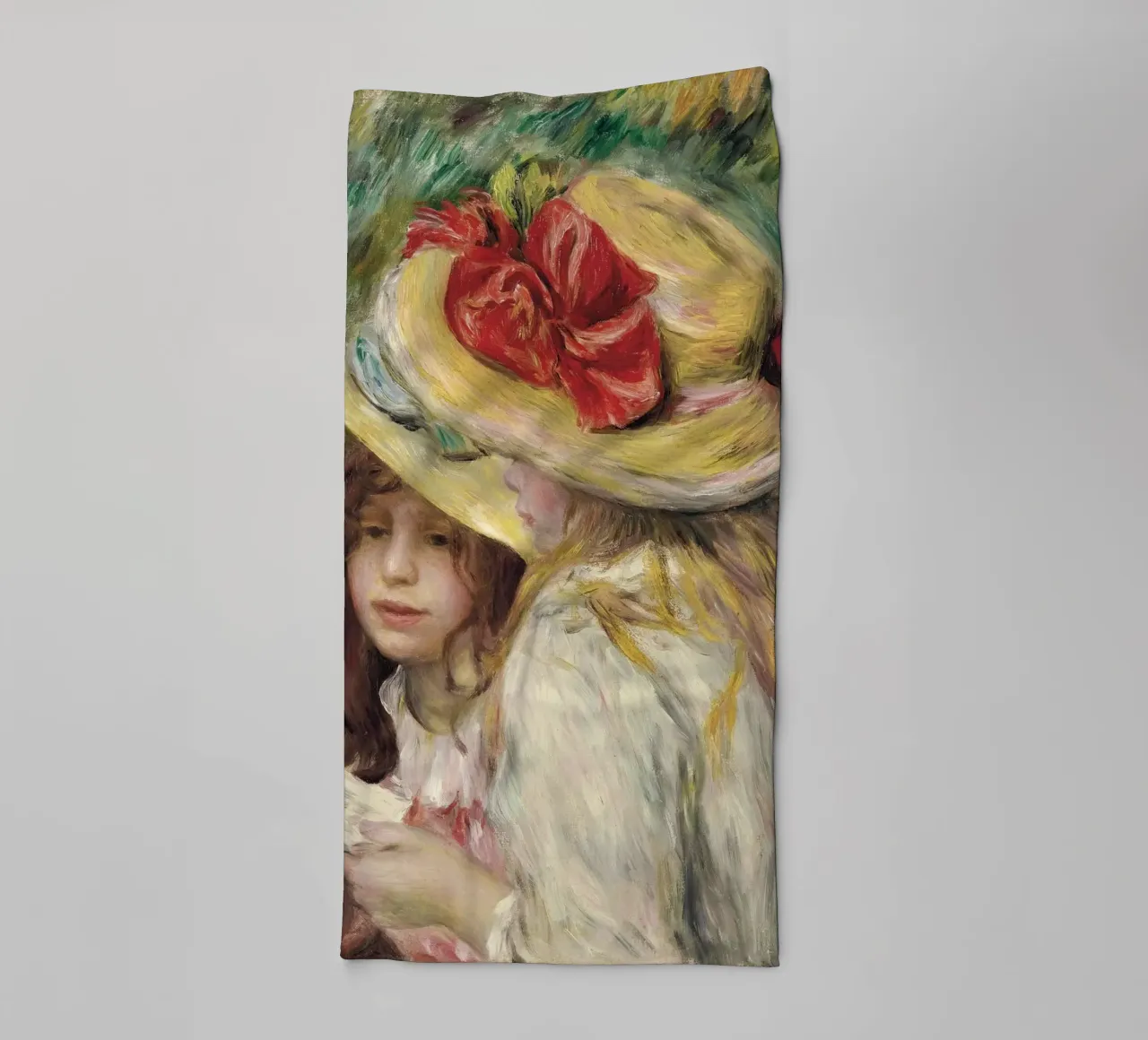 Pierre-Auguste Renoir - Les deux soeurs, (The Two sisters) serviette de bain de Timeless Artworks