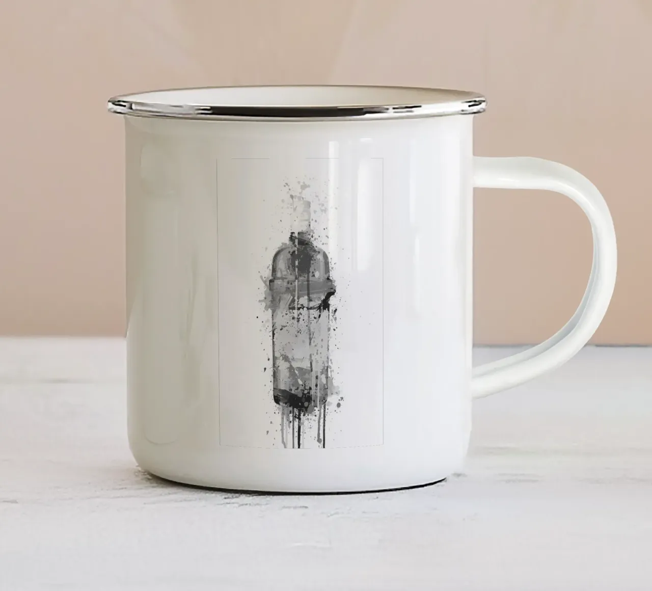 Gin Grigio smeraldo tazza in smalto da Coffee shop