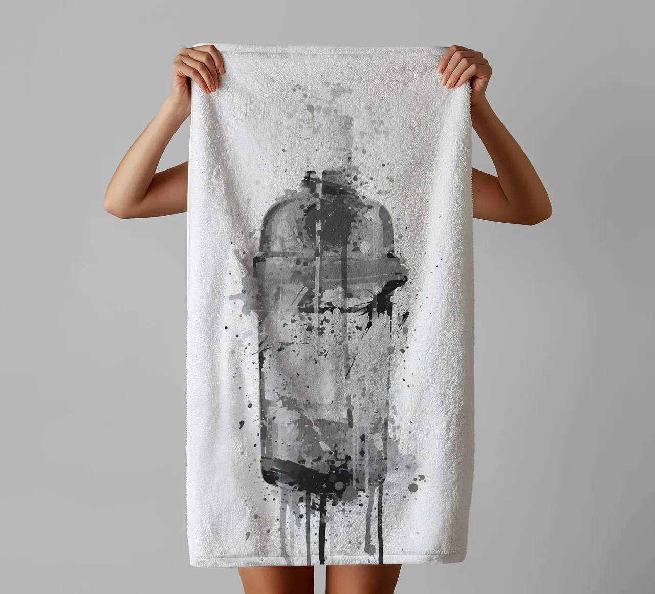 Gin Gris Emeraude serviette de bain de Coffee shop