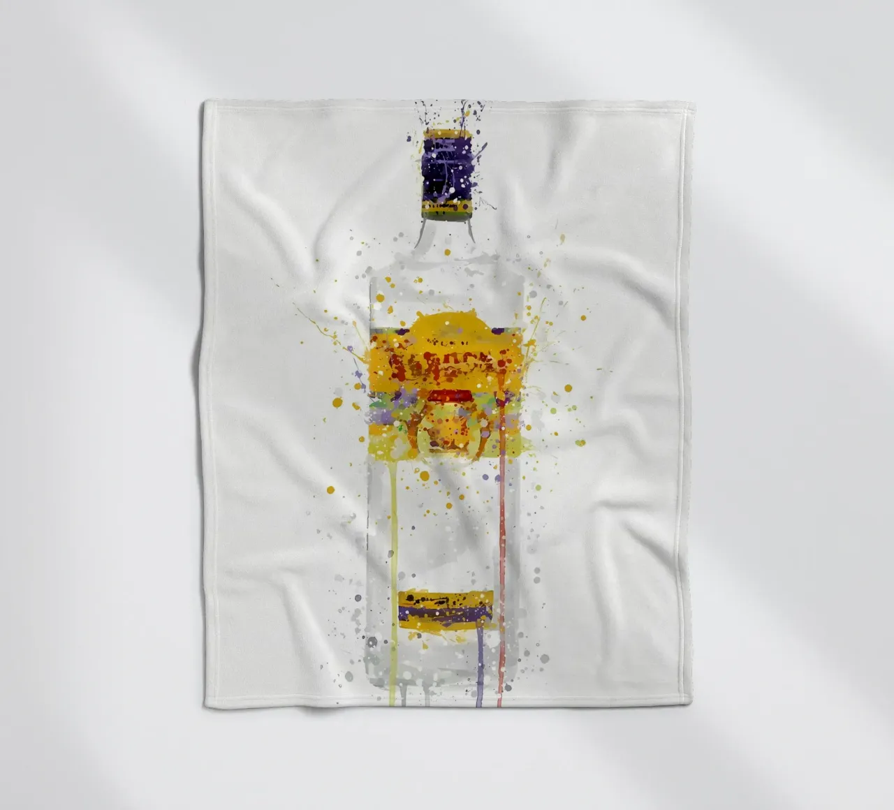 Gin Dragon fleece blanket by Coffee shop