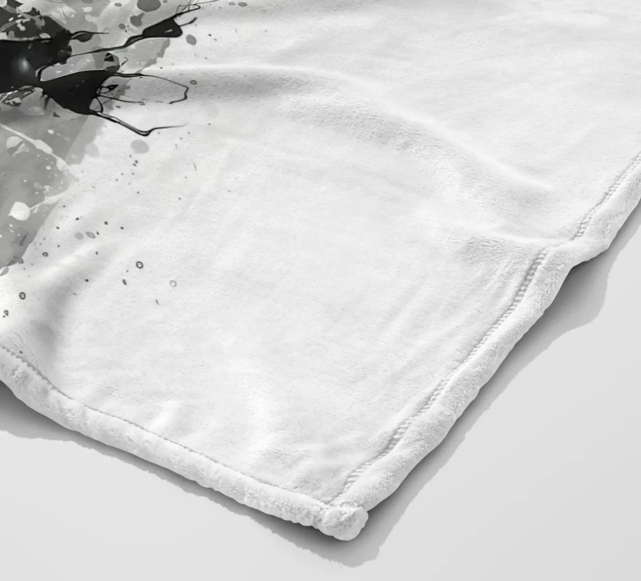 Gin Grau Marmor Fleecedecke von Coffee shop