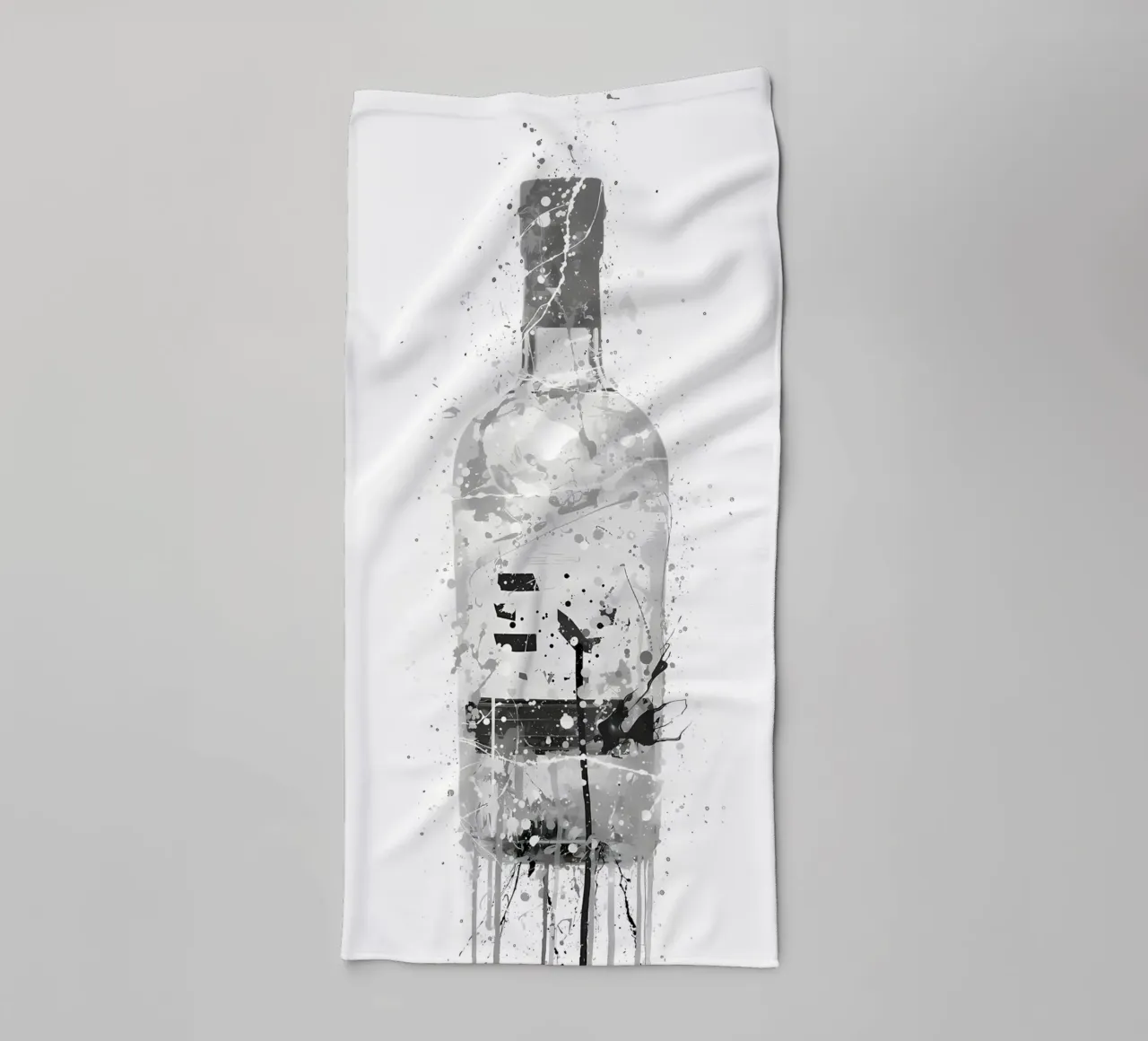 Gin Grau Marmor Handtuch von Coffee shop