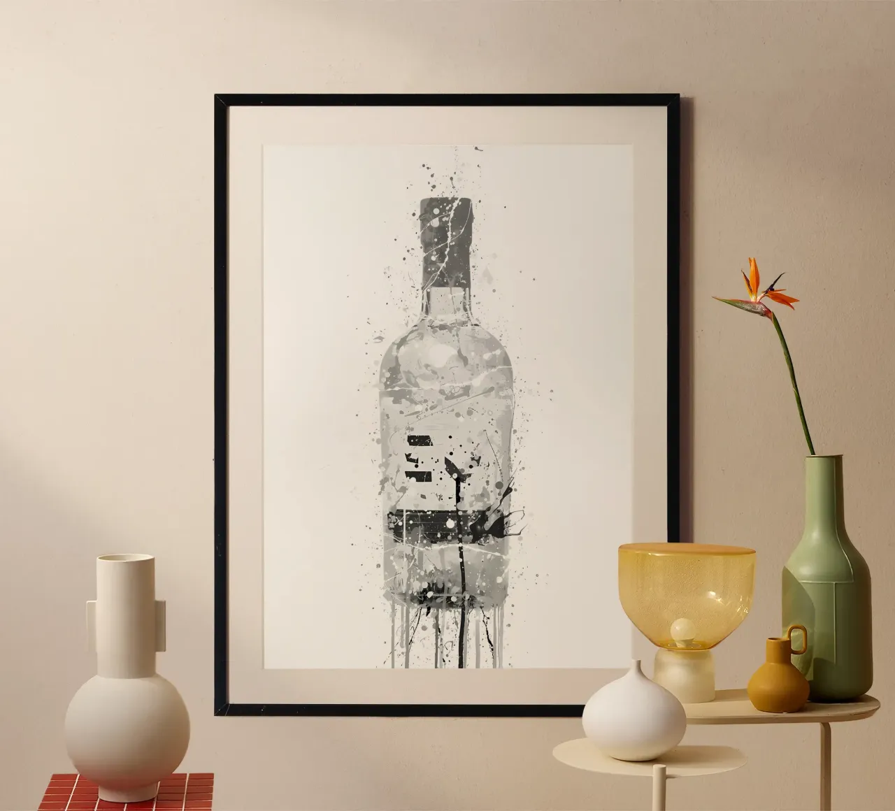 Gin Grau Marmor Hahnemühle von Coffee shop