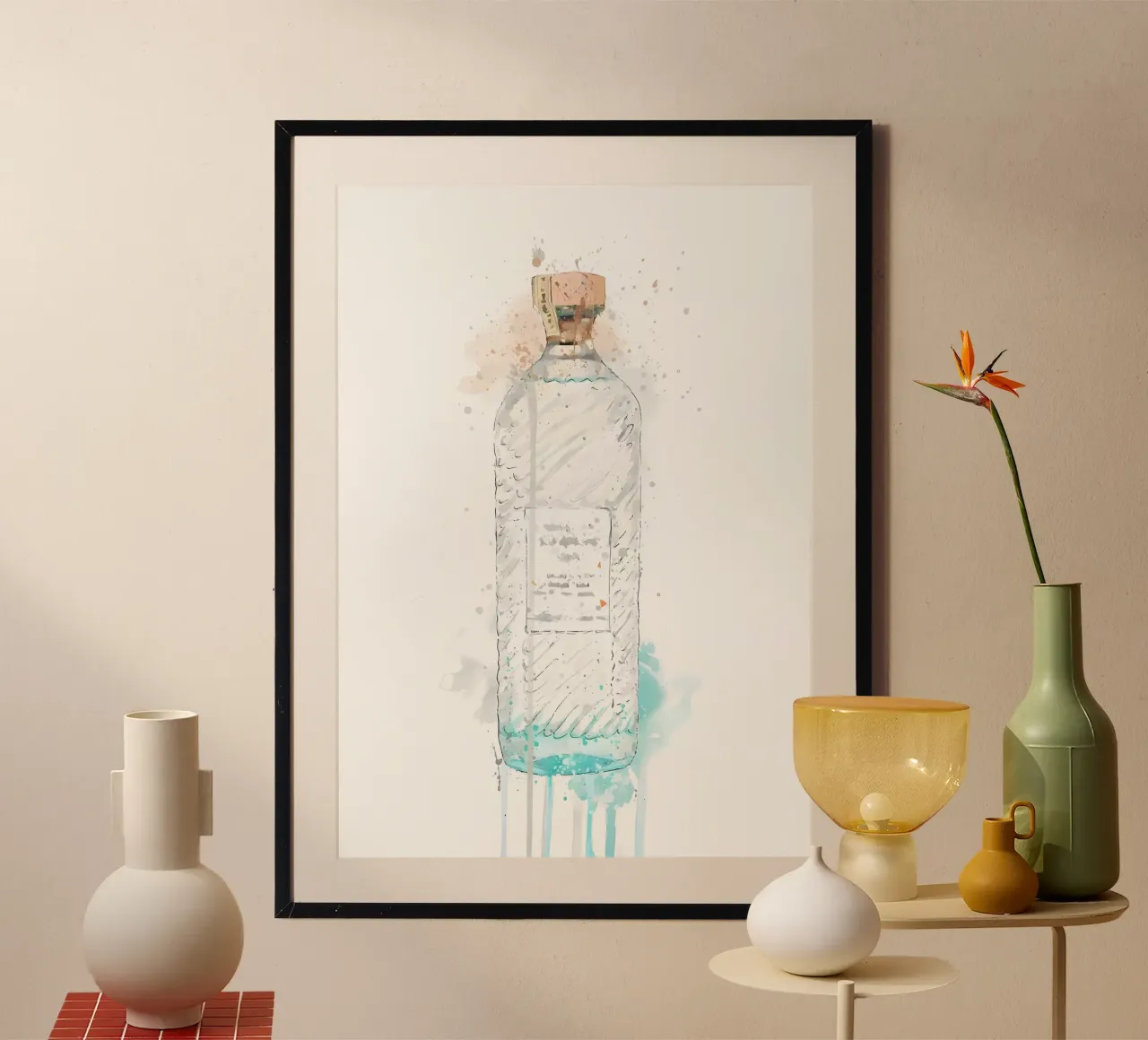 Gin Hebridean Hue carta hahnemühle da Coffee shop