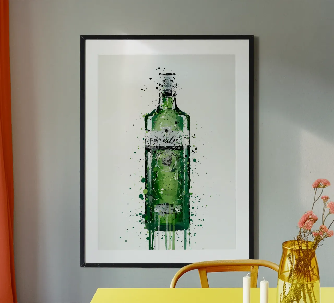 Verde foglia di gin carta hahnemühle da Coffee shop