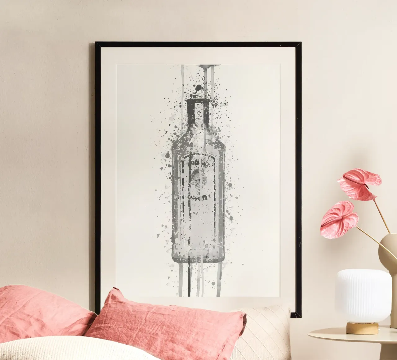 Grey Ocean Blue poster by Coffee shop