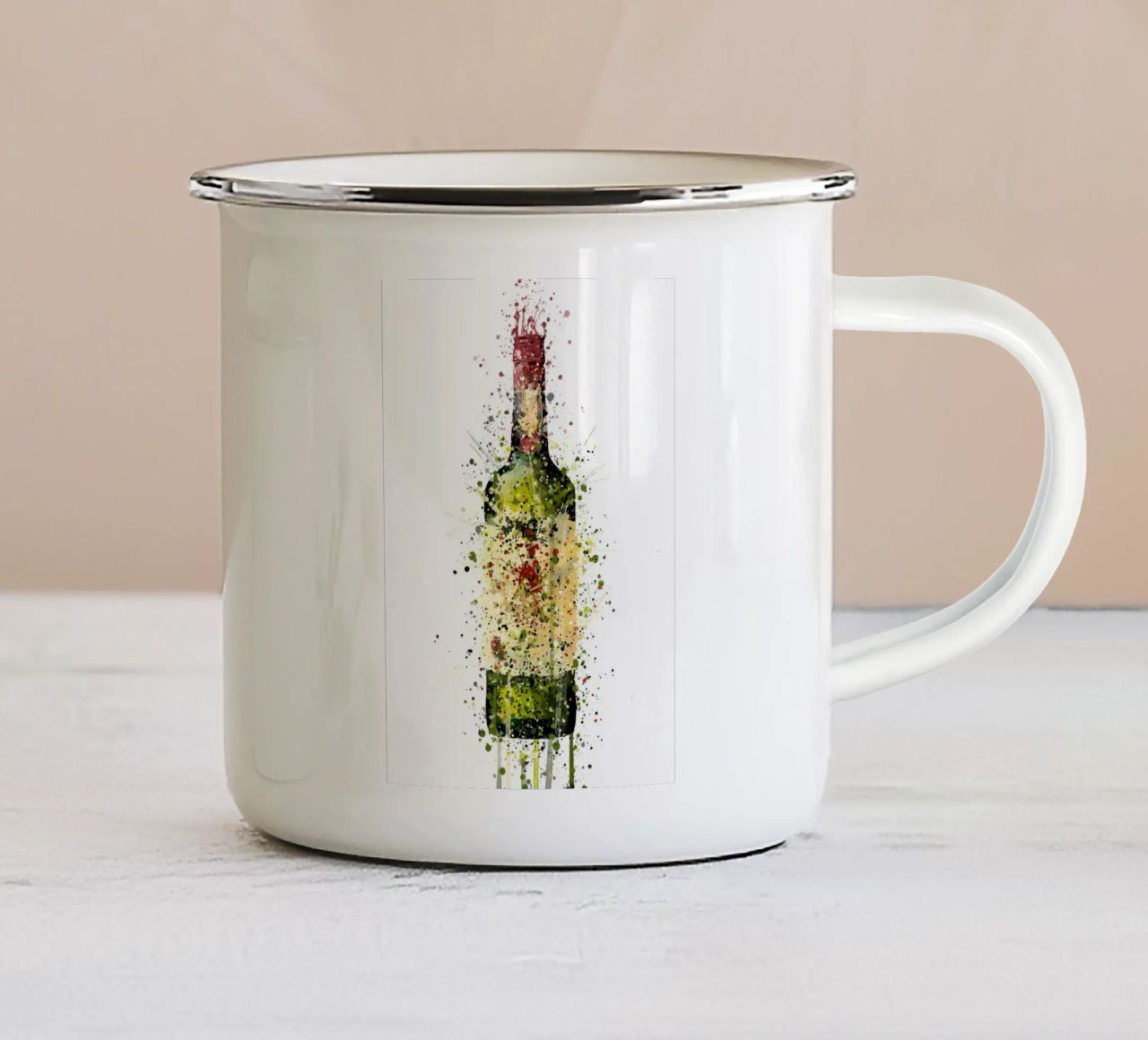 Whisky Jamesons tazza in smalto da Coffee shop
