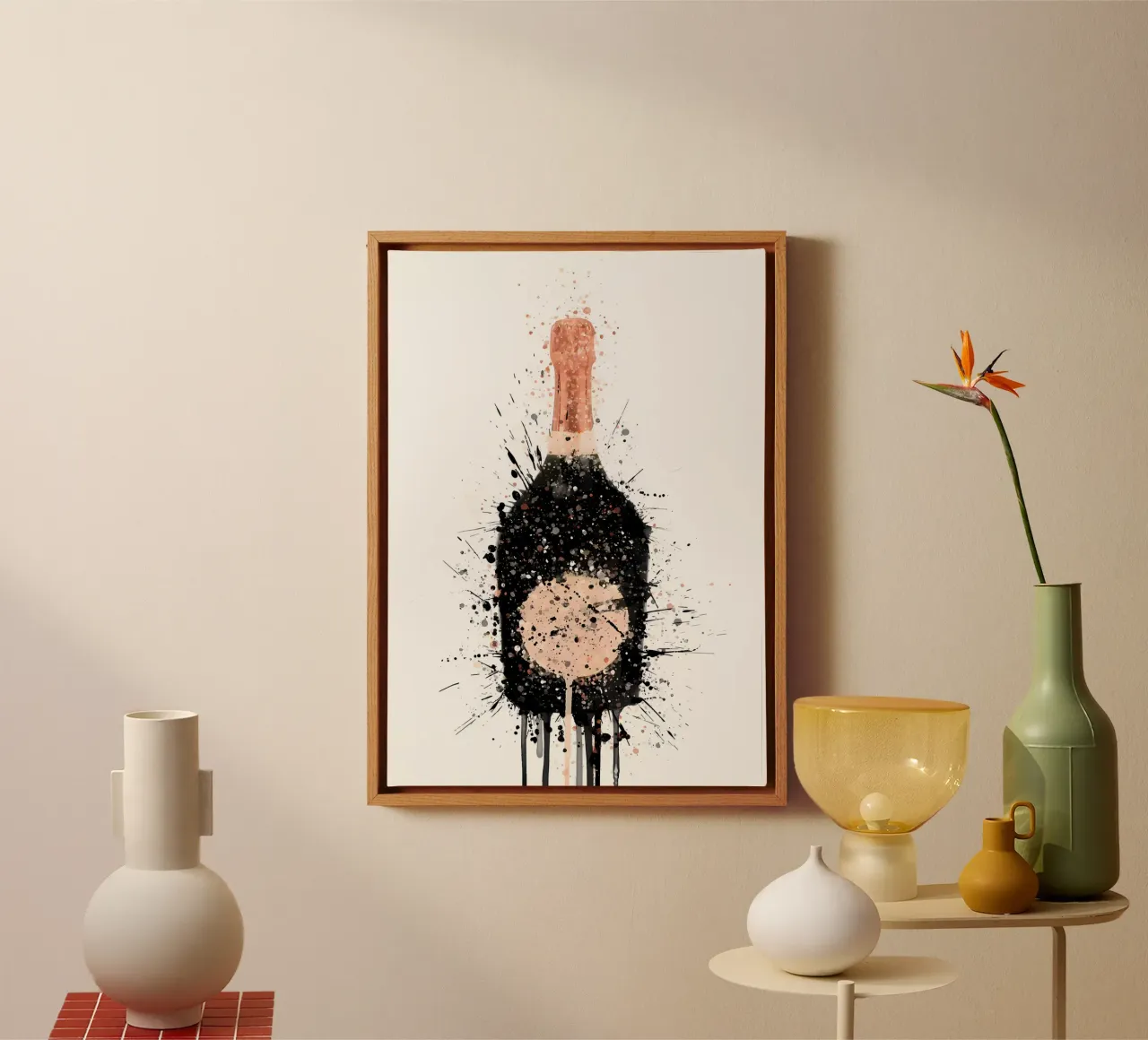Laurent Perrier canvas by Coffee shop
