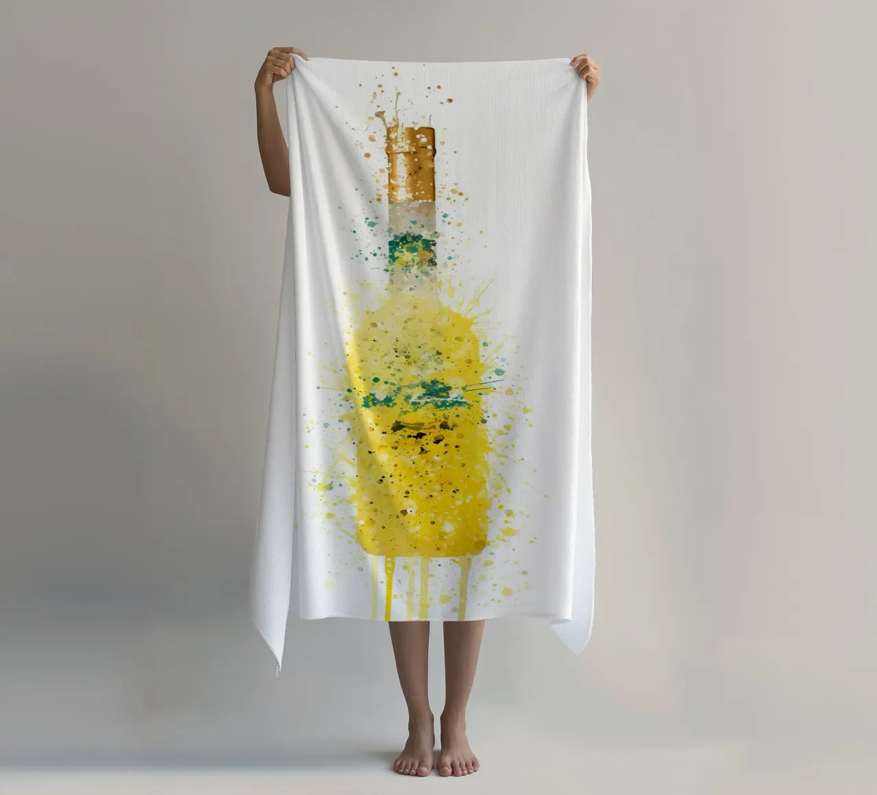 Licor de Limoncello toalla de playa de Coffee shop