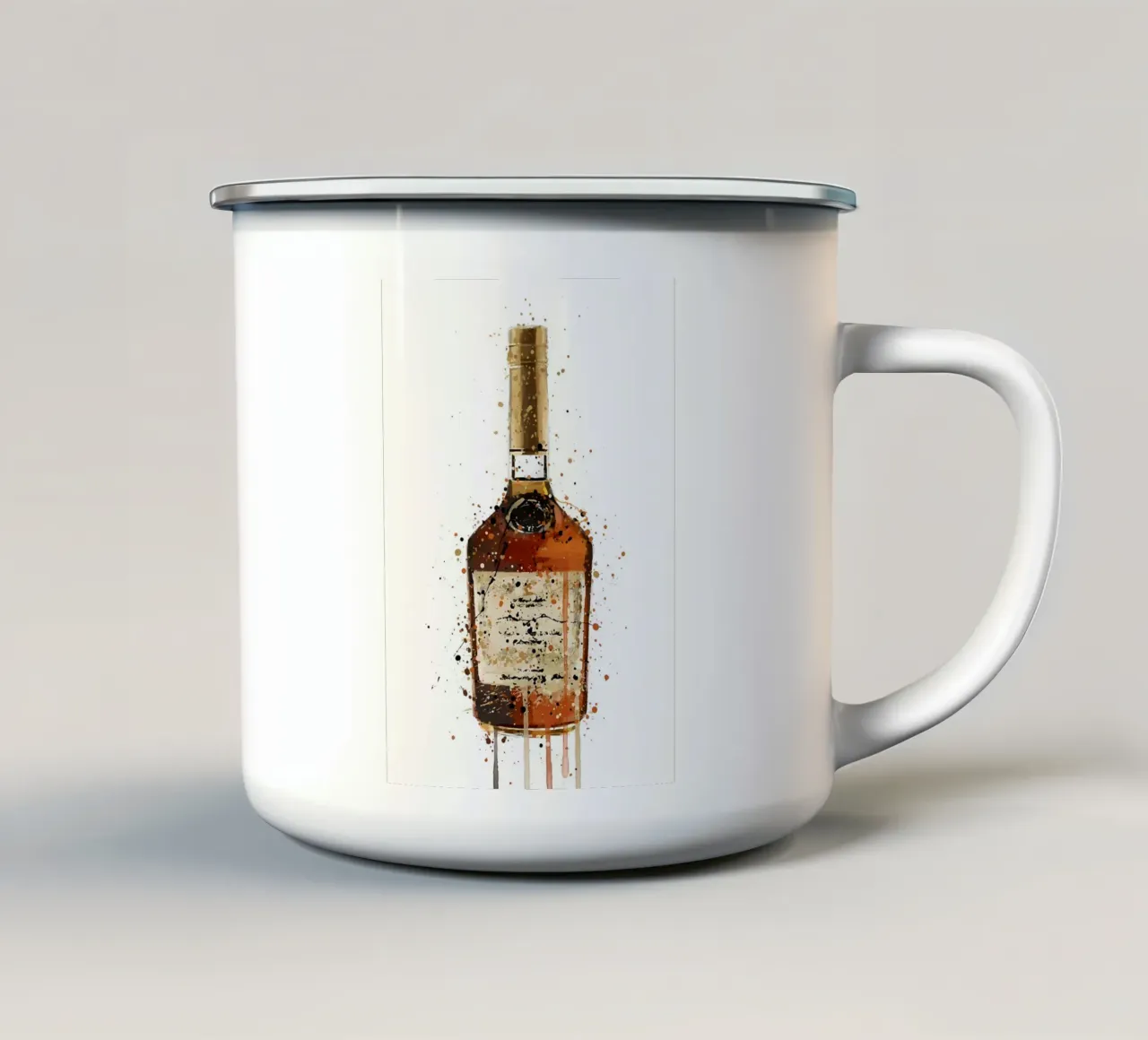 Liquore bruciato al toffee tazza in smalto da Coffee shop