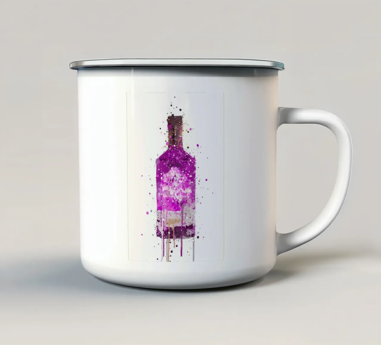 Magenta tazza in smalto da Coffee shop