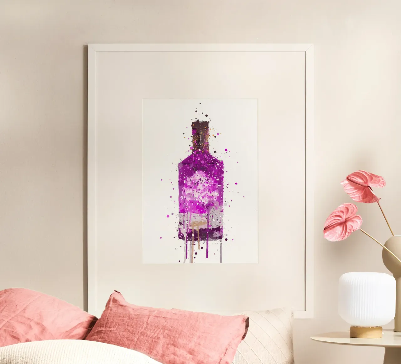 Magenta poster da Coffee shop