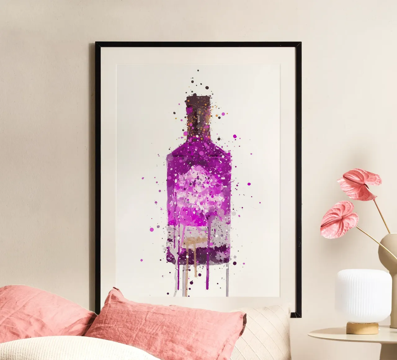Magenta poster da Coffee shop