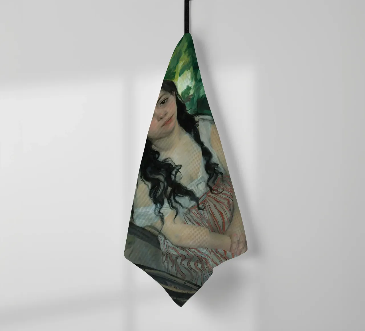 Pierre-Auguste Renoir - In estate - Ragazza gitana canovaccio da cucina da Timeless Artworks