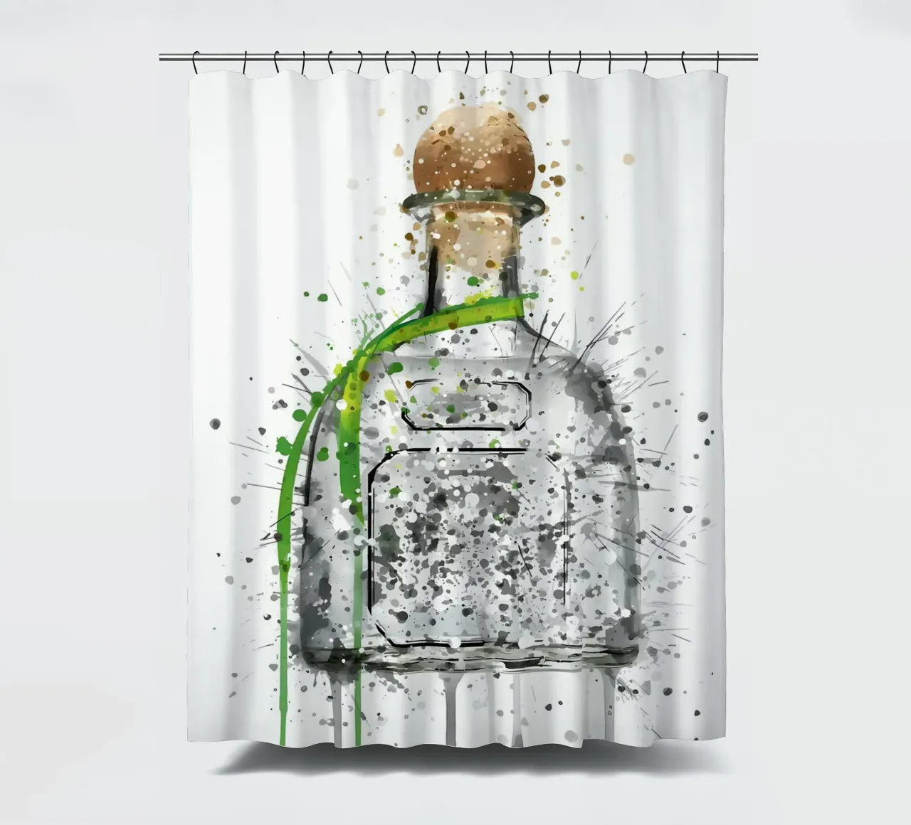 Patron Silber Tequila Duschvorhang von Coffee shop
