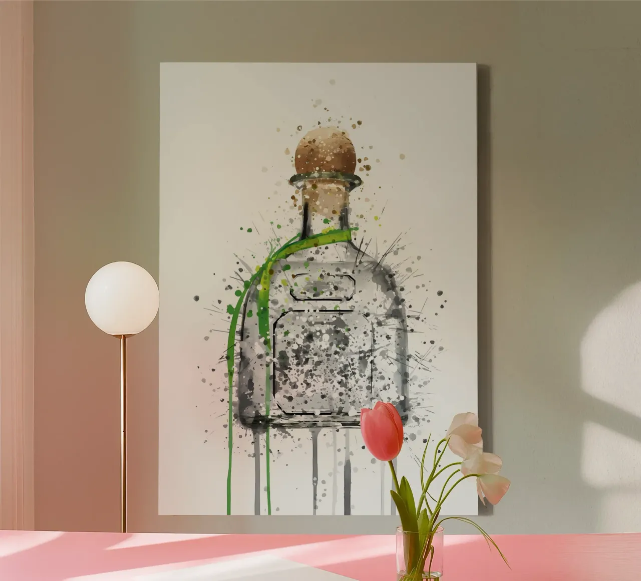 Patron Silver Tequila canvas by Coffee shop