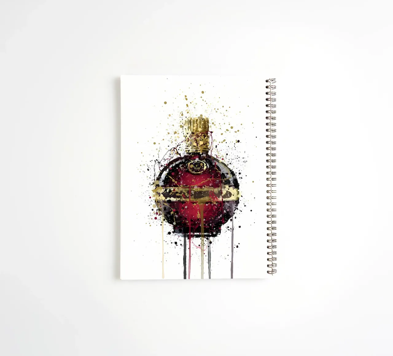 Raspberry spiral notebook by Coffee shop