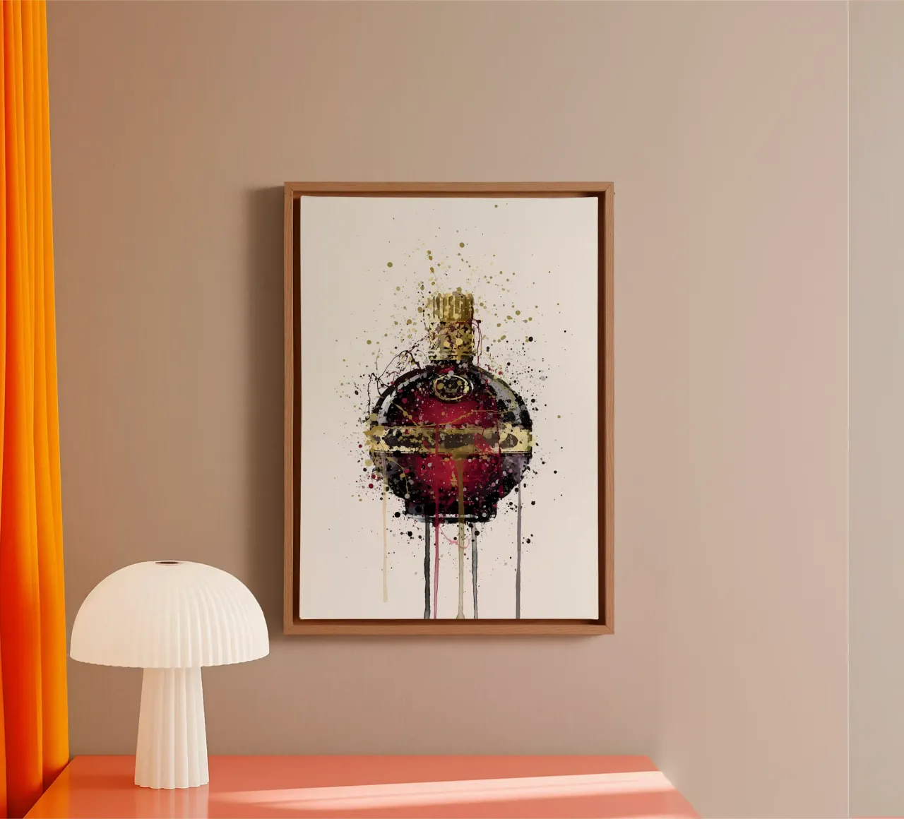 Raspberry canvas by Coffee shop