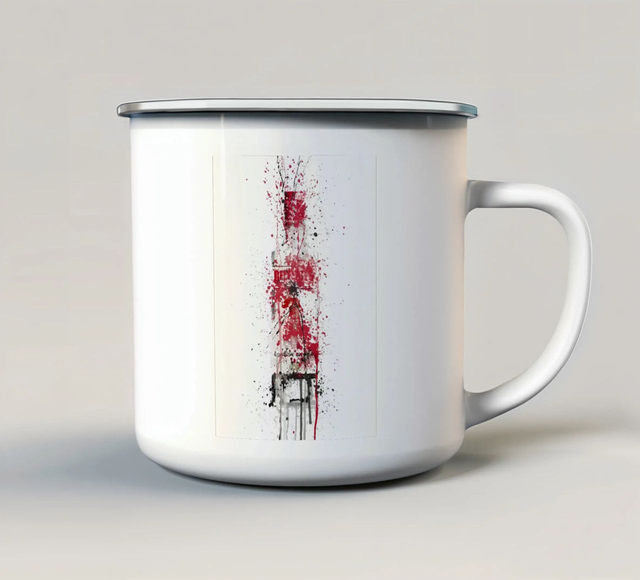 Rubino tazza in smalto da Coffee shop