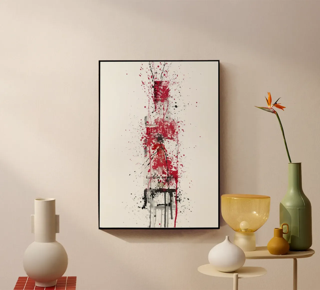 Ruby acryl van Coffee shop