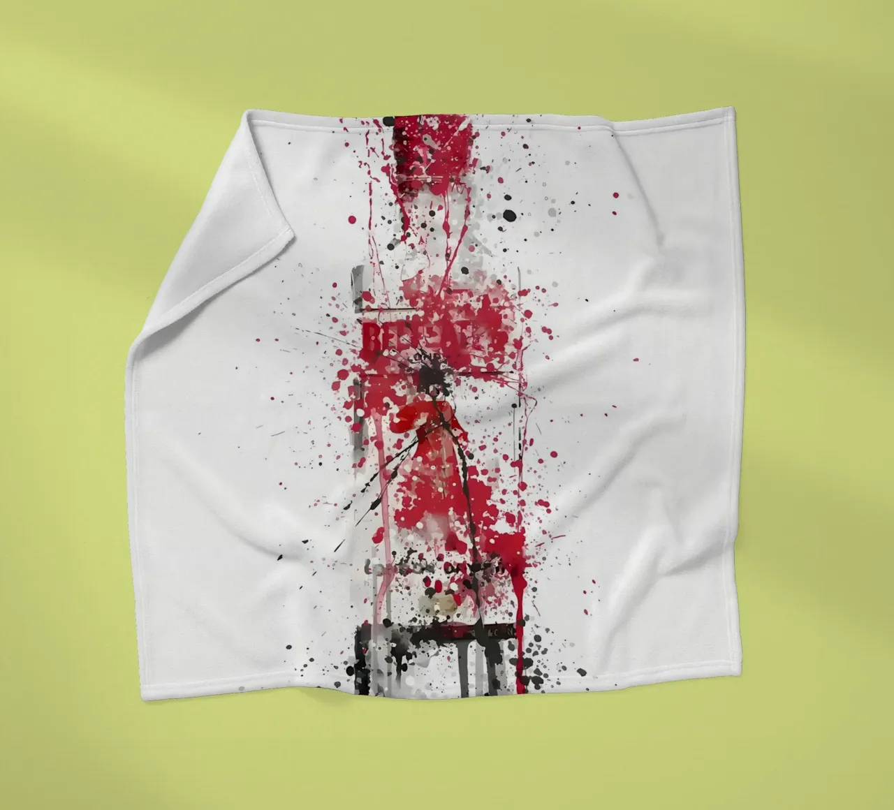 Ruby fleece blanket by Coffee shop