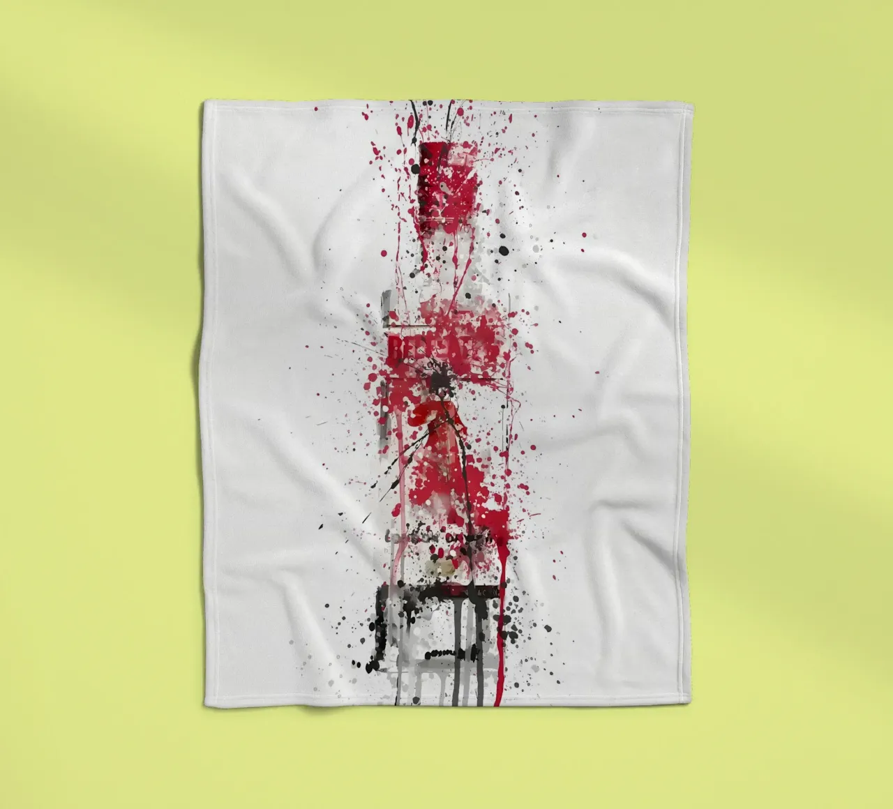 Ruby fleece blanket by Coffee shop