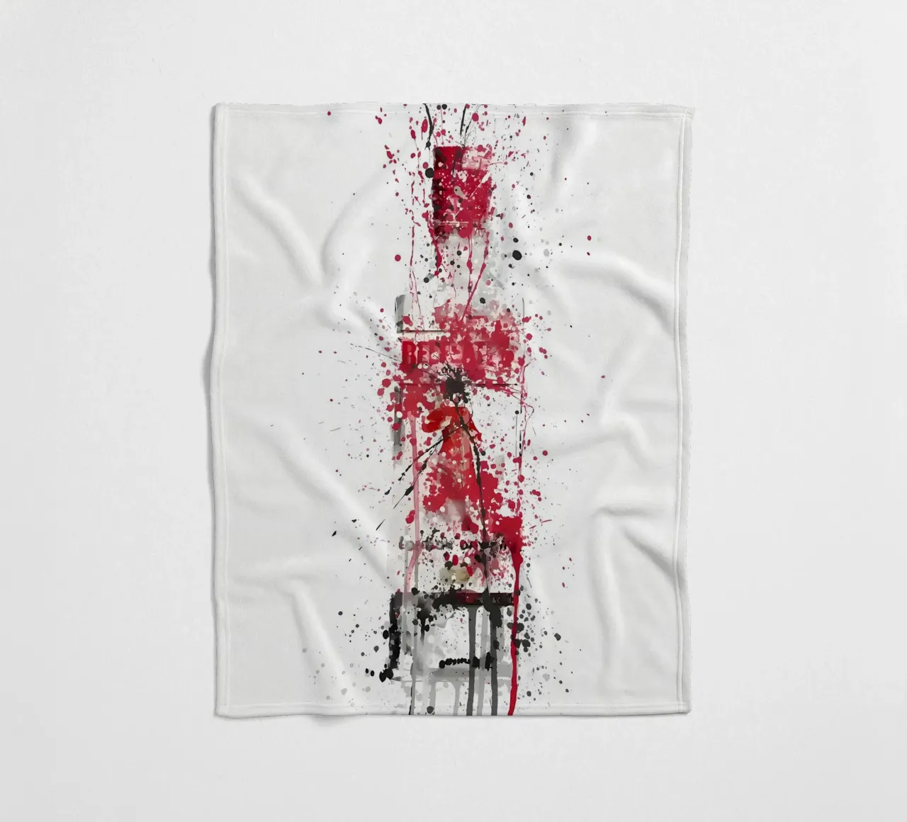 Ruby fleece blanket by Coffee shop