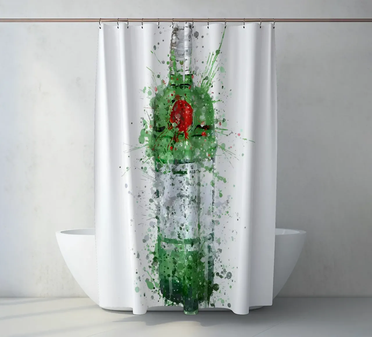 Tanqueray Green Gin tenda da doccia da Coffee shop