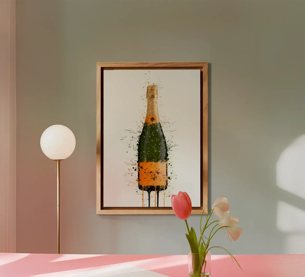 Veuve Clicquot Champagne alu-dibond by Coffee shop