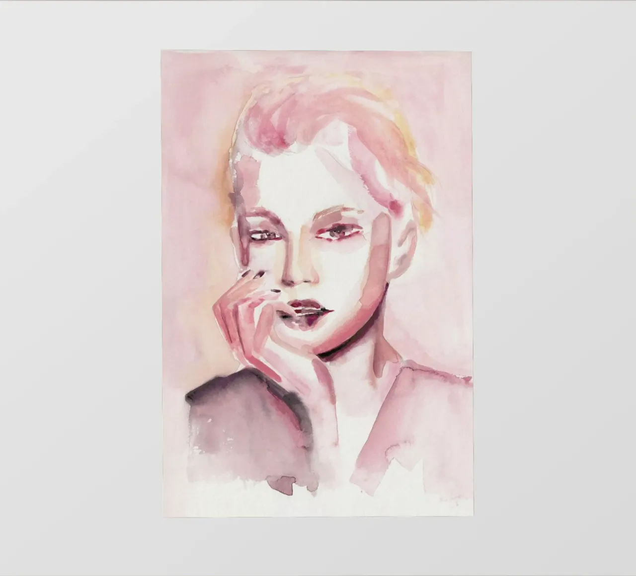 Through Rosey Lenses pvc cover by Victoria Verbaan