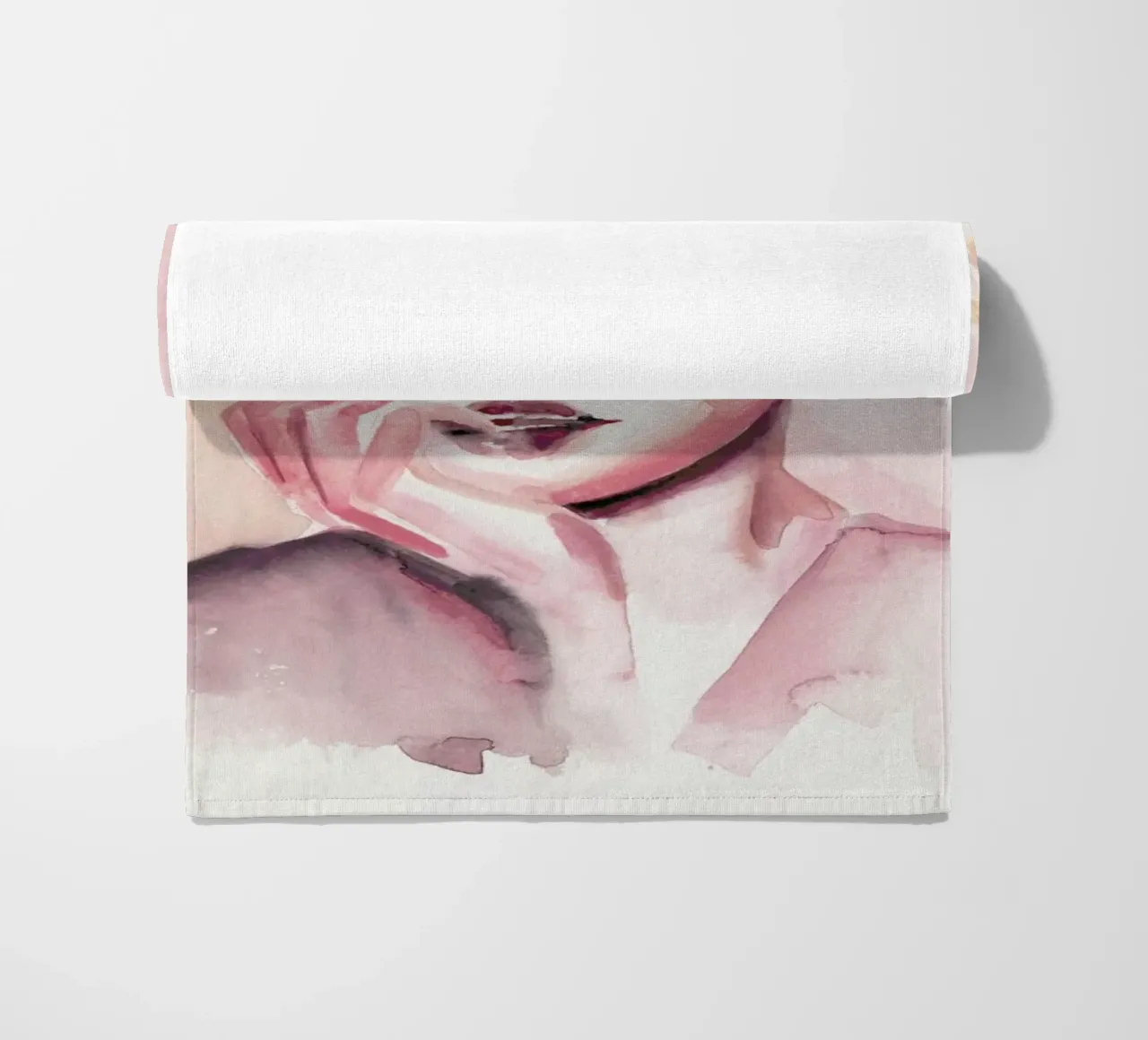 Through Rosey Lenses beach towel by Victoria Verbaan