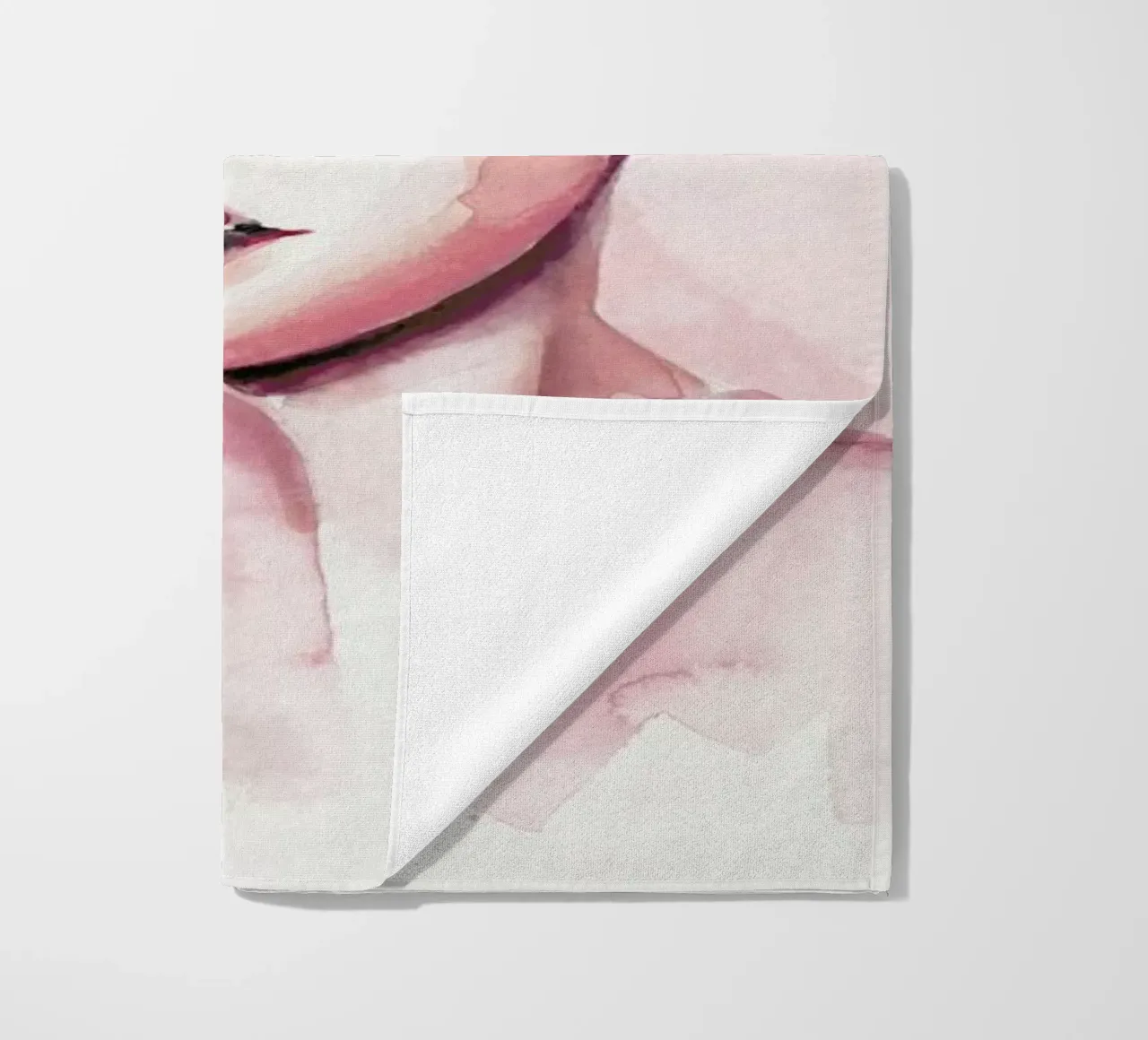 Through Rosey Lenses beach towel by Victoria Verbaan