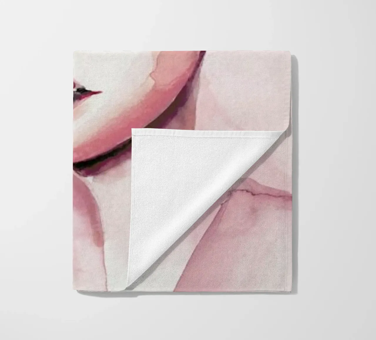 Through Rosey Lenses beach towel by Victoria Verbaan