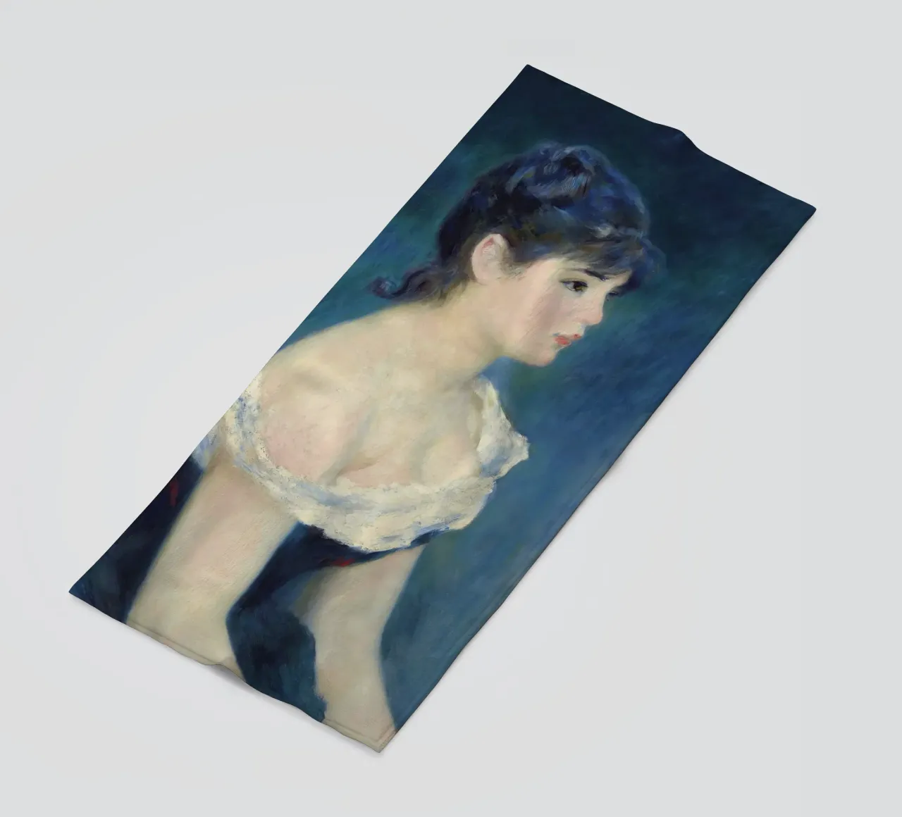 Pierre-Auguste Renoir - Busto di donna di profilo telo mare da Timeless Artworks