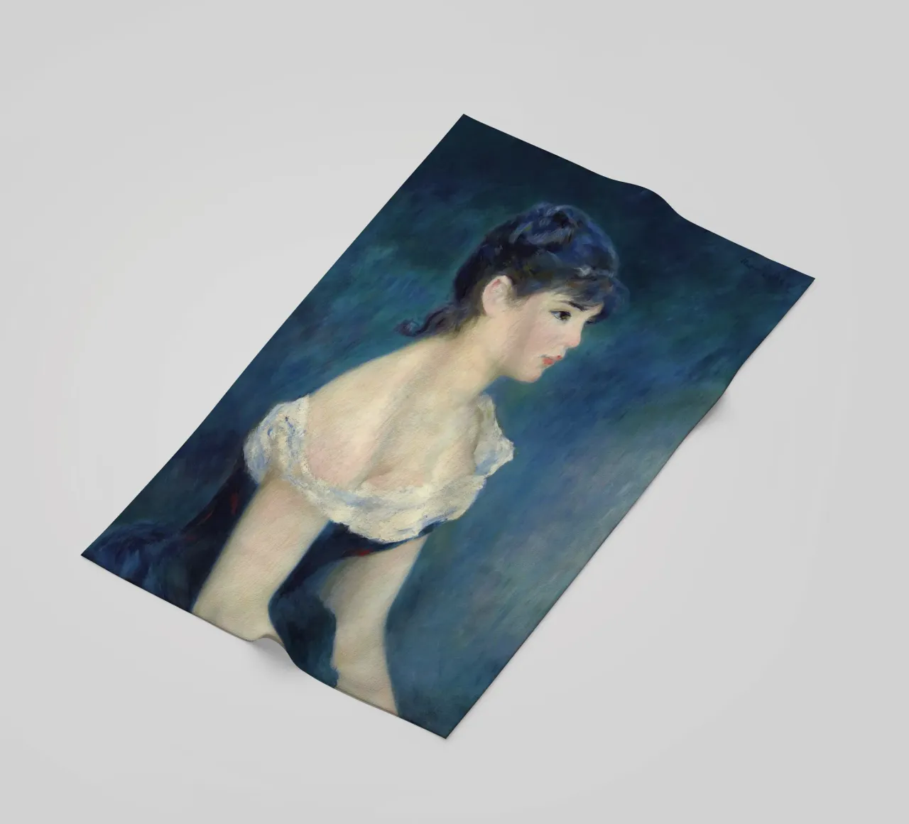 Pierre-Auguste Renoir - Busto di donna di profilo telo mare da Timeless Artworks