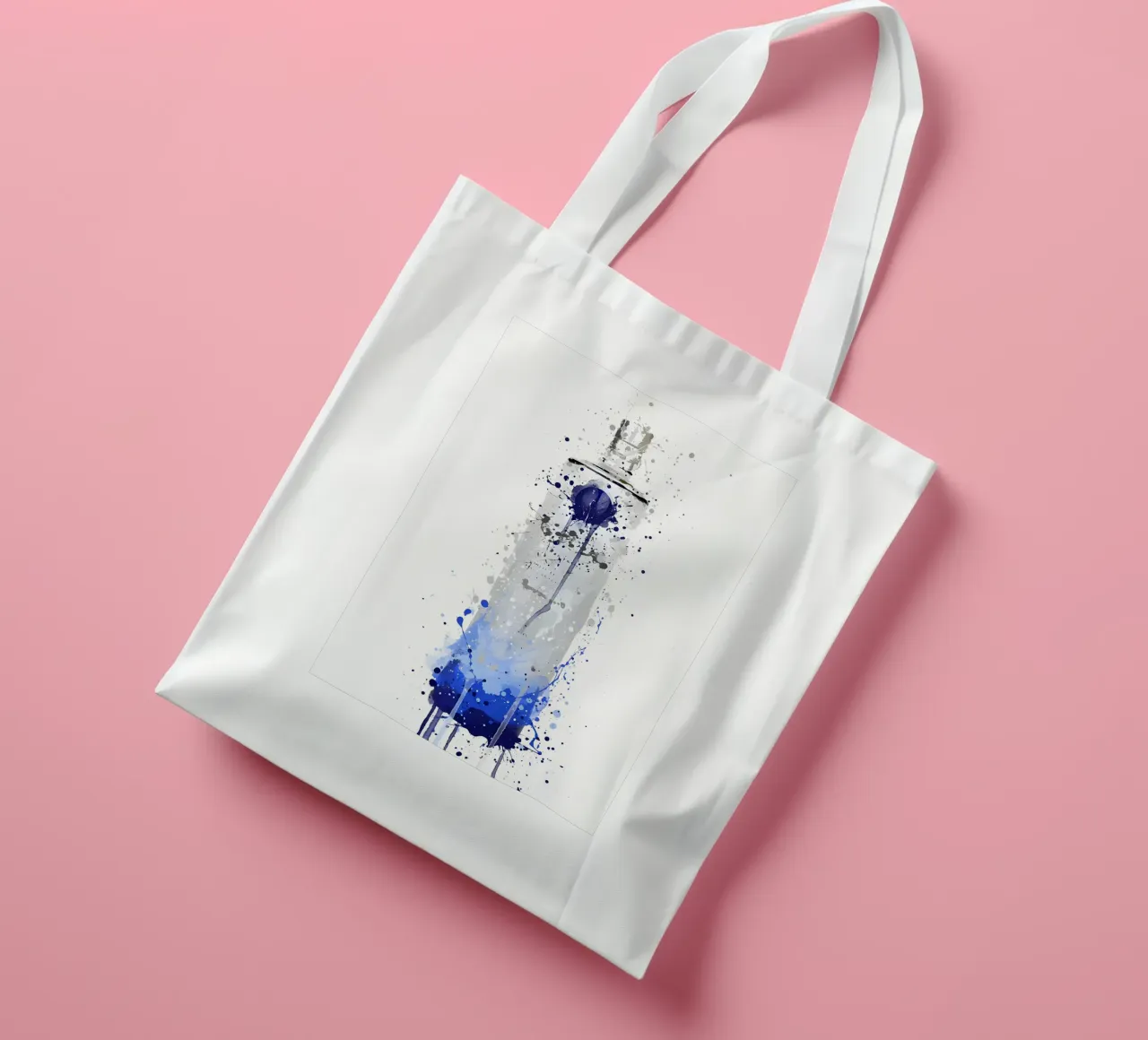 Vodka Bottle Artic Frost tote bag by Coffee shop