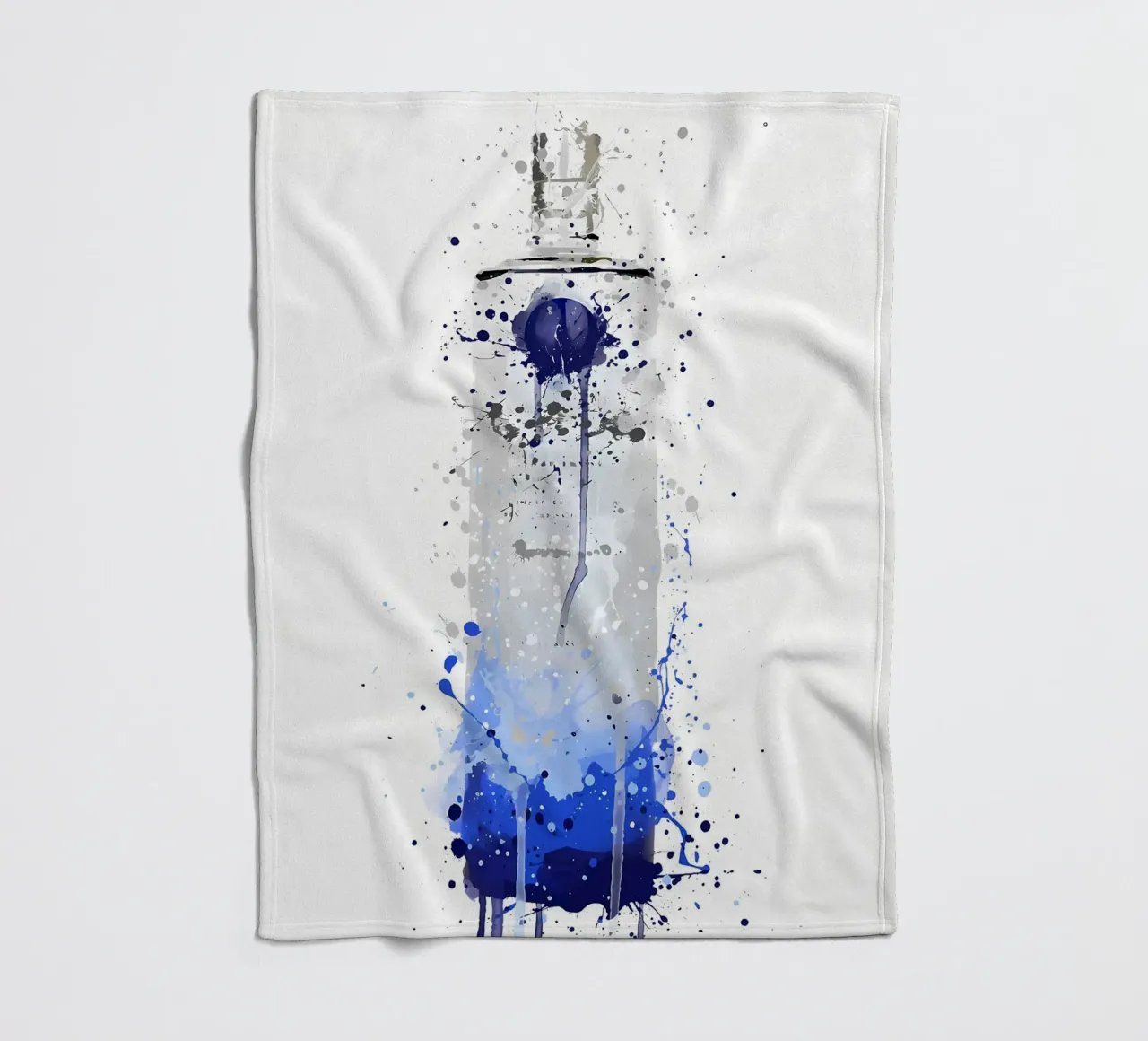 Vodka Bottle Artic Frost fleece blanket by Coffee shop