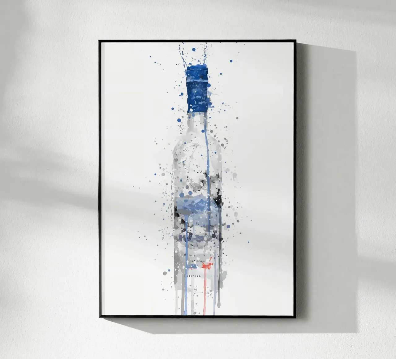Botella de vodka Frost metacrilato de Coffee shop