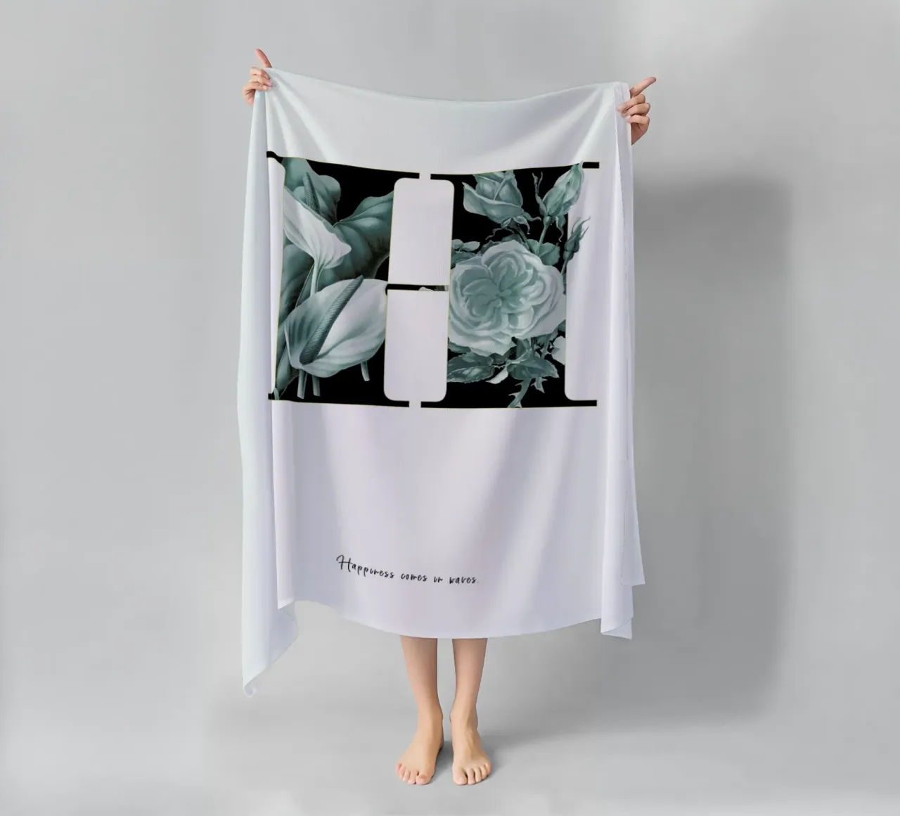 Flower Alphabet - H telo mare da Froilein Juno